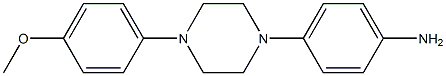 4-[4-(4-methoxyphenyl)piperazin-1-yl]aniline Structure