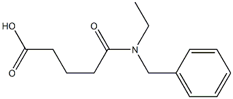 4-[benzyl(ethyl)carbamoyl]butanoic acid 구조식 이미지