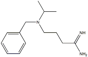 4-[benzyl(isopropyl)amino]butanimidamide 구조식 이미지