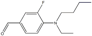 4-[butyl(ethyl)amino]-3-fluorobenzaldehyde Structure