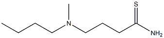 4-[butyl(methyl)amino]butanethioamide 구조식 이미지