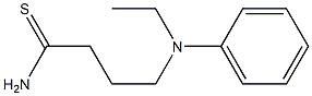 4-[ethyl(phenyl)amino]butanethioamide Structure