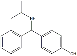4-[phenyl(propan-2-ylamino)methyl]phenol 구조식 이미지