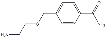 4-{[(2-aminoethyl)thio]methyl}benzamide 구조식 이미지