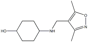 4-{[(3,5-dimethyl-1,2-oxazol-4-yl)methyl]amino}cyclohexan-1-ol Structure