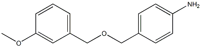 4-{[(3-methoxybenzyl)oxy]methyl}aniline 구조식 이미지