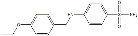 4-{[(4-ethoxyphenyl)methyl]amino}benzene-1-sulfonamide Structure