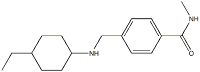 4-{[(4-ethylcyclohexyl)amino]methyl}-N-methylbenzamide Structure