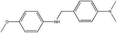 4-{[(4-methoxyphenyl)amino]methyl}-N,N-dimethylaniline 구조식 이미지