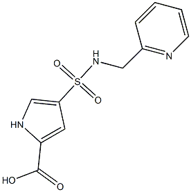 4-{[(pyridin-2-ylmethyl)amino]sulfonyl}-1H-pyrrole-2-carboxylic acid 구조식 이미지