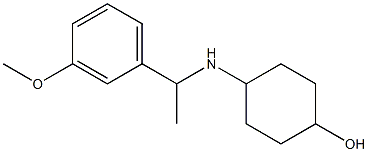 4-{[1-(3-methoxyphenyl)ethyl]amino}cyclohexan-1-ol 구조식 이미지