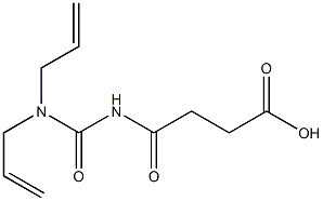 4-{[bis(prop-2-en-1-yl)carbamoyl]amino}-4-oxobutanoic acid 구조식 이미지
