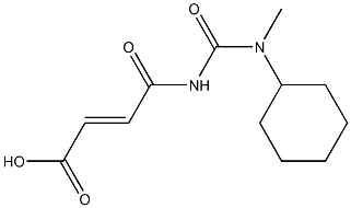 4-{[cyclohexyl(methyl)carbamoyl]amino}-4-oxobut-2-enoic acid 구조식 이미지