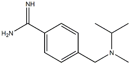 4-{[isopropyl(methyl)amino]methyl}benzenecarboximidamide 구조식 이미지