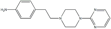 4-{2-[4-(pyrimidin-2-yl)piperazin-1-yl]ethyl}aniline Structure