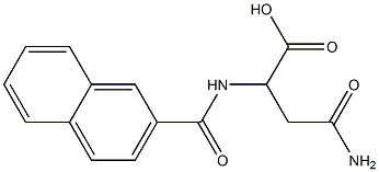 4-amino-2-(2-naphthoylamino)-4-oxobutanoic acid Structure