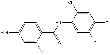 4-amino-2-chloro-N-(2,4,5-trichlorophenyl)benzamide 구조식 이미지