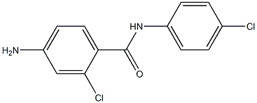 4-amino-2-chloro-N-(4-chlorophenyl)benzamide 구조식 이미지