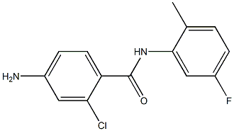4-amino-2-chloro-N-(5-fluoro-2-methylphenyl)benzamide Structure