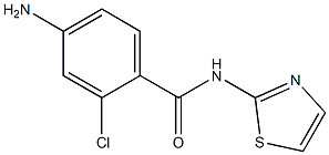 4-amino-2-chloro-N-1,3-thiazol-2-ylbenzamide 구조식 이미지