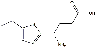 4-amino-4-(5-ethylthiophen-2-yl)butanoic acid 구조식 이미지