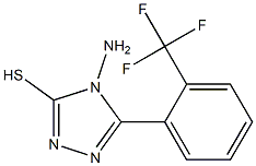 4-amino-5-[2-(trifluoromethyl)phenyl]-4H-1,2,4-triazole-3-thiol Structure