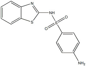 4-amino-N-(1,3-benzothiazol-2-yl)benzene-1-sulfonamide Structure
