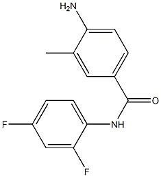 4-amino-N-(2,4-difluorophenyl)-3-methylbenzamide 구조식 이미지