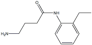 4-amino-N-(2-ethylphenyl)butanamide 구조식 이미지