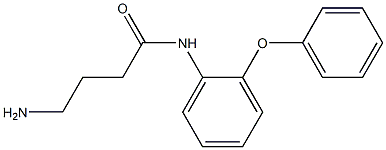 4-amino-N-(2-phenoxyphenyl)butanamide Structure