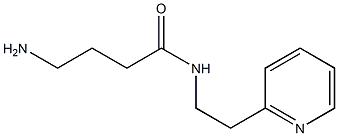 4-amino-N-(2-pyridin-2-ylethyl)butanamide Structure