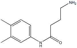 4-amino-N-(3,4-dimethylphenyl)butanamide 구조식 이미지