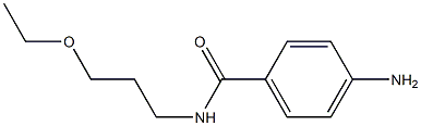 4-amino-N-(3-ethoxypropyl)benzamide 구조식 이미지