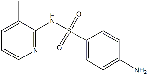 4-amino-N-(3-methylpyridin-2-yl)benzene-1-sulfonamide Structure