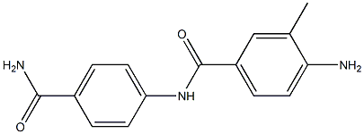 4-amino-N-(4-carbamoylphenyl)-3-methylbenzamide Structure