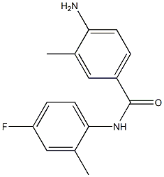 4-amino-N-(4-fluoro-2-methylphenyl)-3-methylbenzamide Structure
