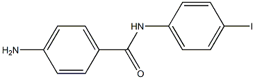 4-amino-N-(4-iodophenyl)benzamide Structure