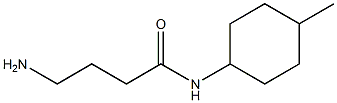 4-amino-N-(4-methylcyclohexyl)butanamide Structure