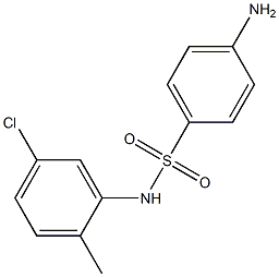 4-amino-N-(5-chloro-2-methylphenyl)benzenesulfonamide 구조식 이미지