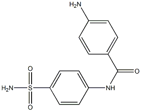 4-amino-N-[4-(aminosulfonyl)phenyl]benzamide 구조식 이미지