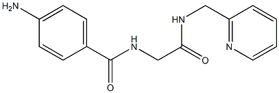 4-amino-N-{2-oxo-2-[(pyridin-2-ylmethyl)amino]ethyl}benzamide Structure