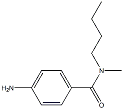 4-amino-N-butyl-N-methylbenzamide Structure