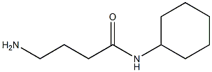 4-amino-N-cyclohexylbutanamide 구조식 이미지