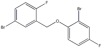 4-bromo-2-(2-bromo-4-fluorophenoxymethyl)-1-fluorobenzene 구조식 이미지