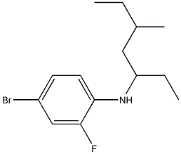 4-bromo-2-fluoro-N-(5-methylheptan-3-yl)aniline 구조식 이미지