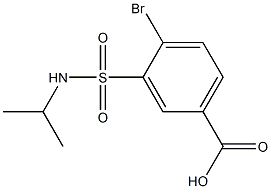 4-bromo-3-(propan-2-ylsulfamoyl)benzoic acid Structure