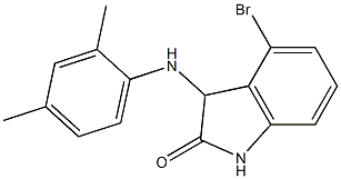 4-bromo-3-[(2,4-dimethylphenyl)amino]-2,3-dihydro-1H-indol-2-one Structure