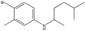 4-bromo-3-methyl-N-(5-methylhexan-2-yl)aniline Structure