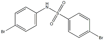 4-bromo-N-(4-bromophenyl)benzene-1-sulfonamide 구조식 이미지