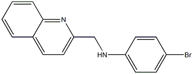 4-bromo-N-(quinolin-2-ylmethyl)aniline Structure